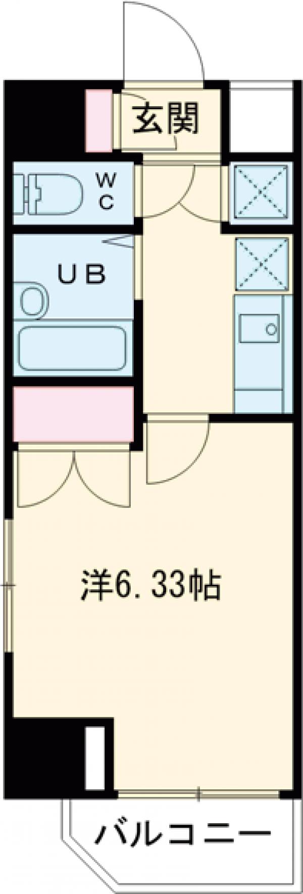 パレ・ホームズ大森中央・502号室の間取り