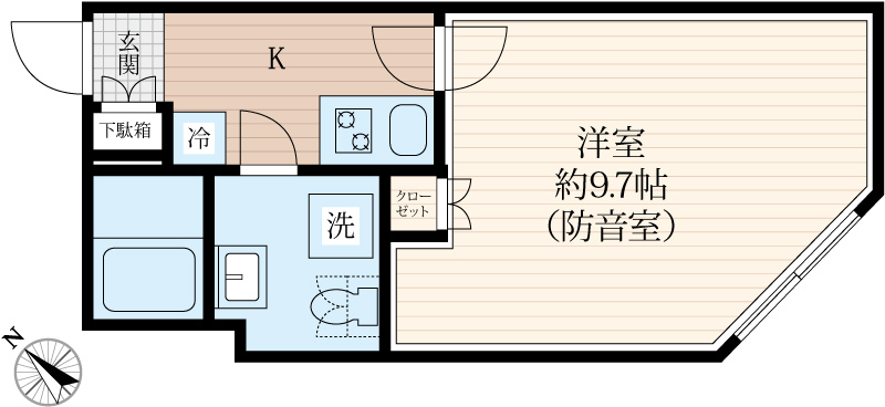 ラシクラス王子の間取り