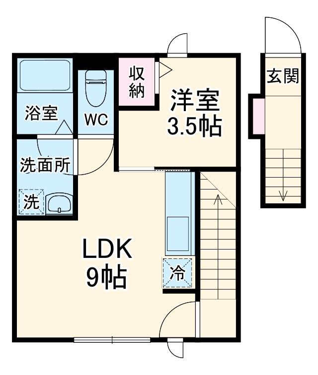 アプリコットEの間取り