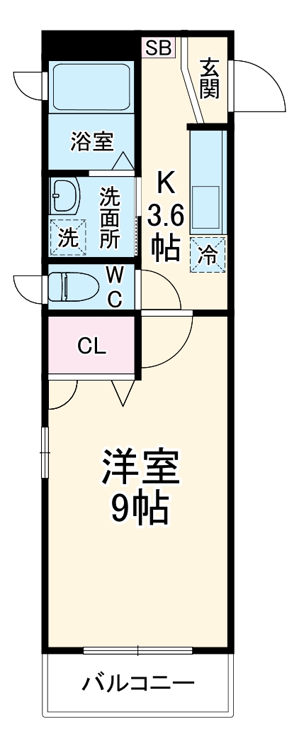 シャーメゾン吉野町の間取り