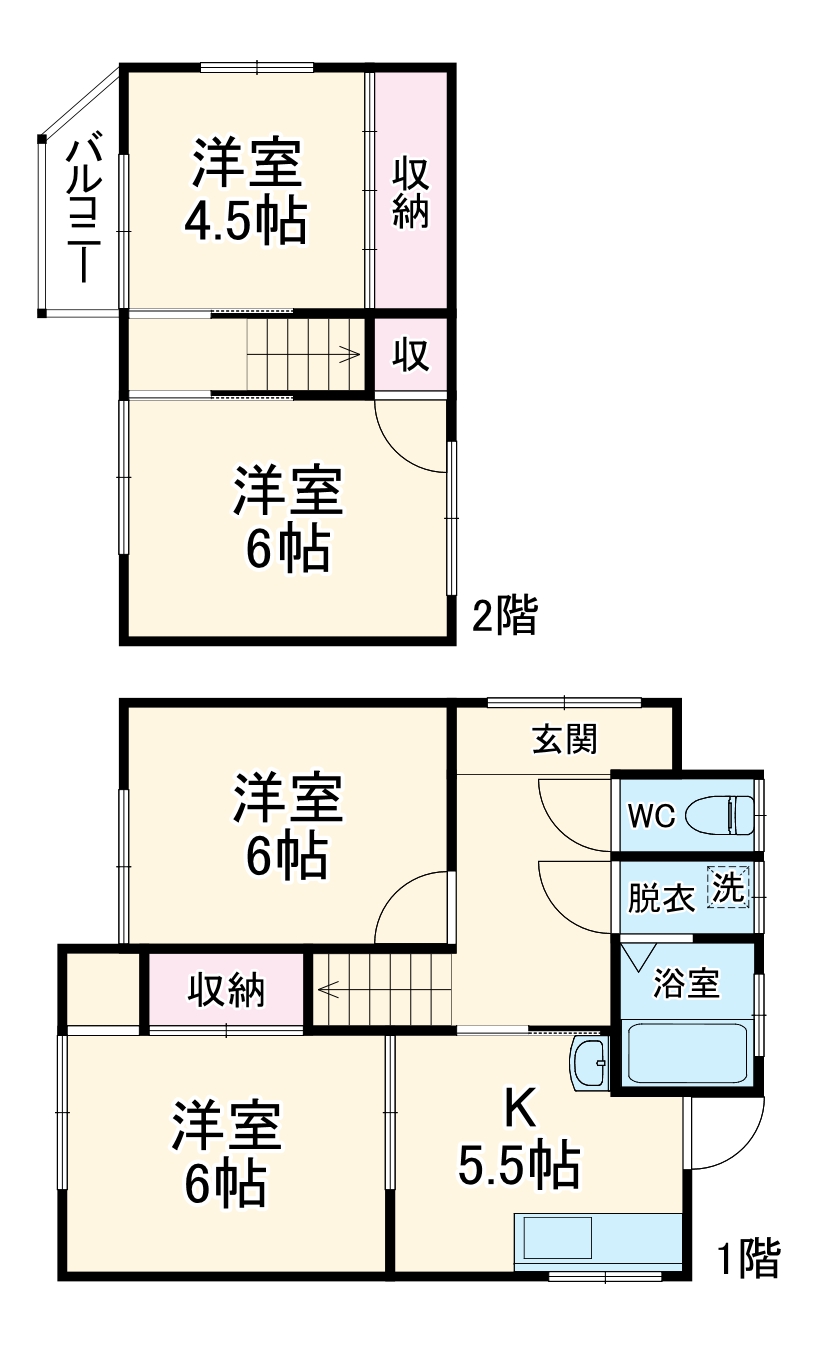 Luminous houseの間取り