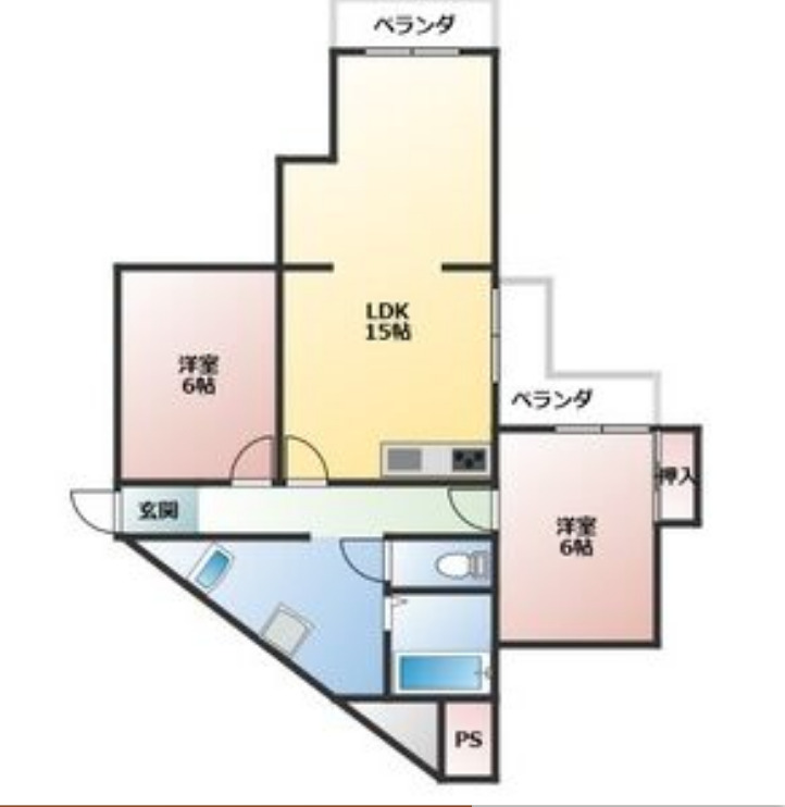 恵善マンションの間取り