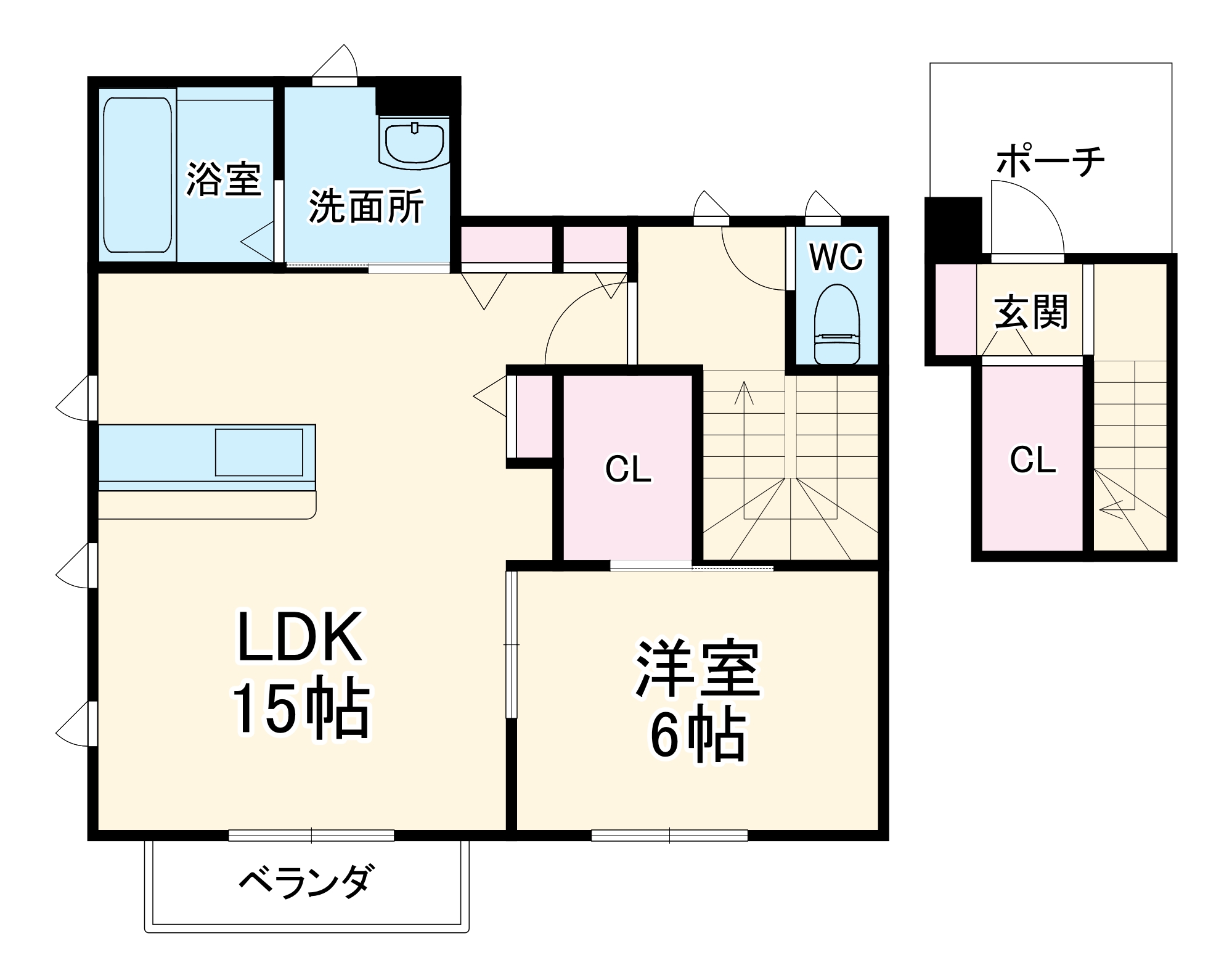 ヒサージュAの間取り