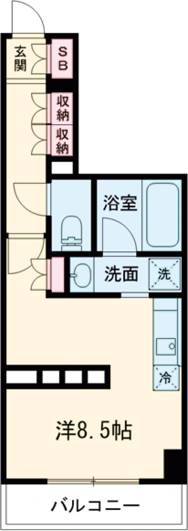 ライオンズフォーシア中野の間取り