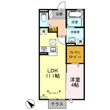 プレミスト Ⅰの間取り