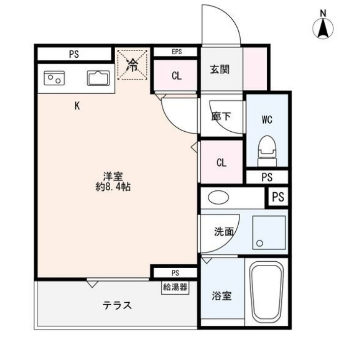 今池町の完工年月(2026年1月)築の賃貸アパートの間取り