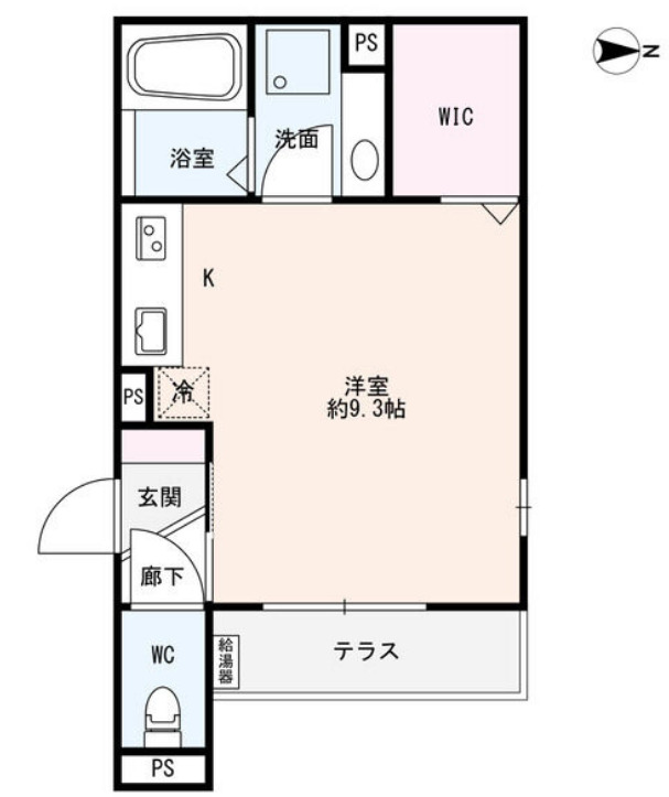 One's (ワンズ)の間取り