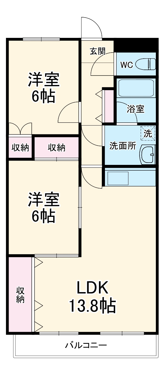 ハイツひまわりの間取り