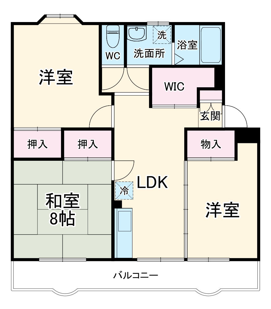 エスポワールいずみの間取り