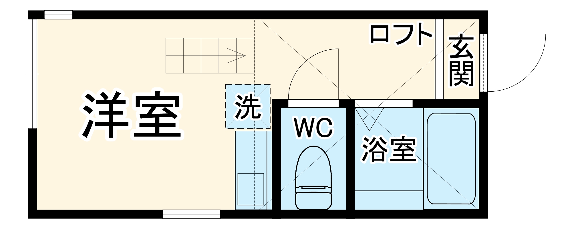 ユナイト和田町ラファイエットの間取り