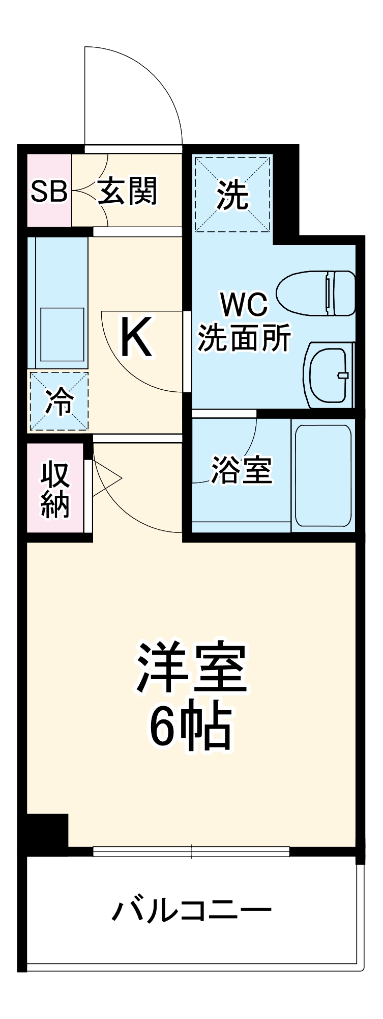 Le’a横濱アヴニールの間取り