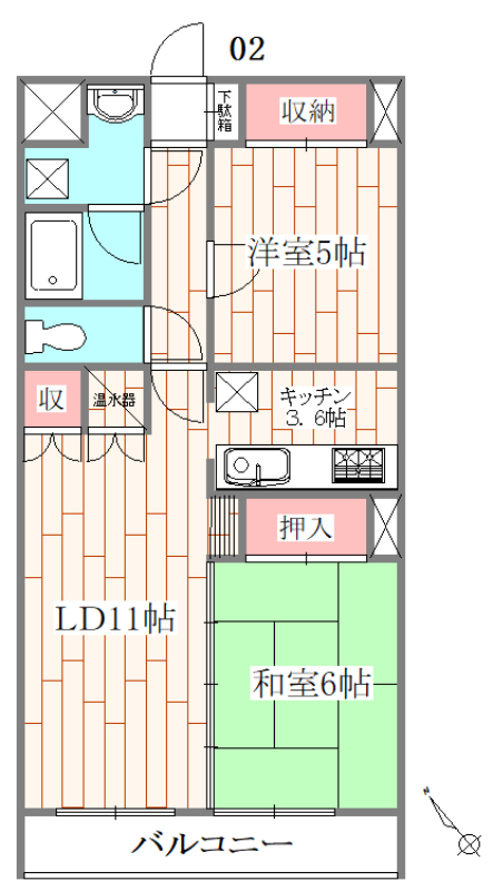 メイプルナインの間取り