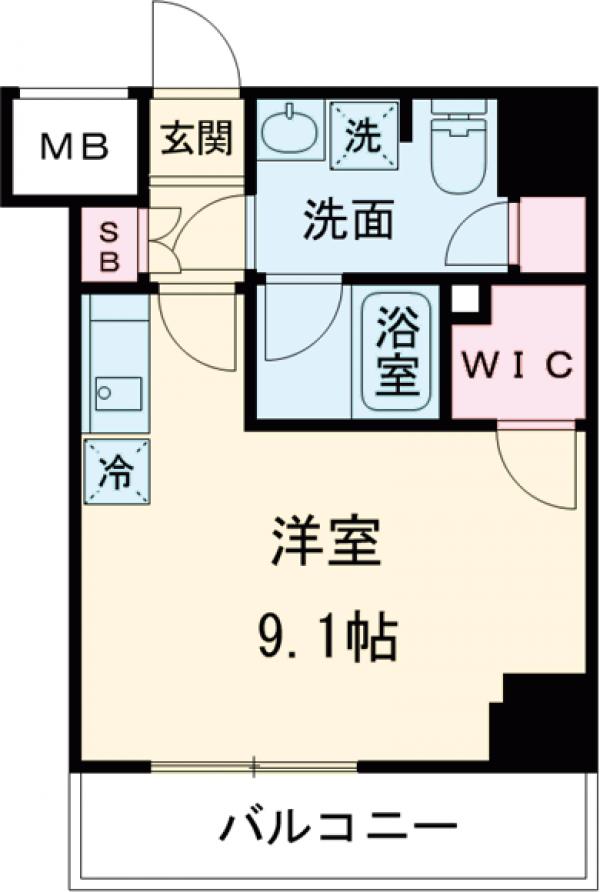 ミライズ新小岩マーロの間取り