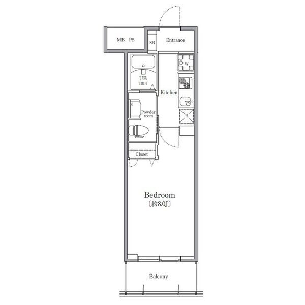 エルプレイス京橋の間取り