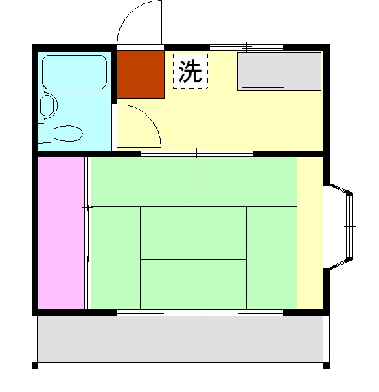 堀口アパートの間取り