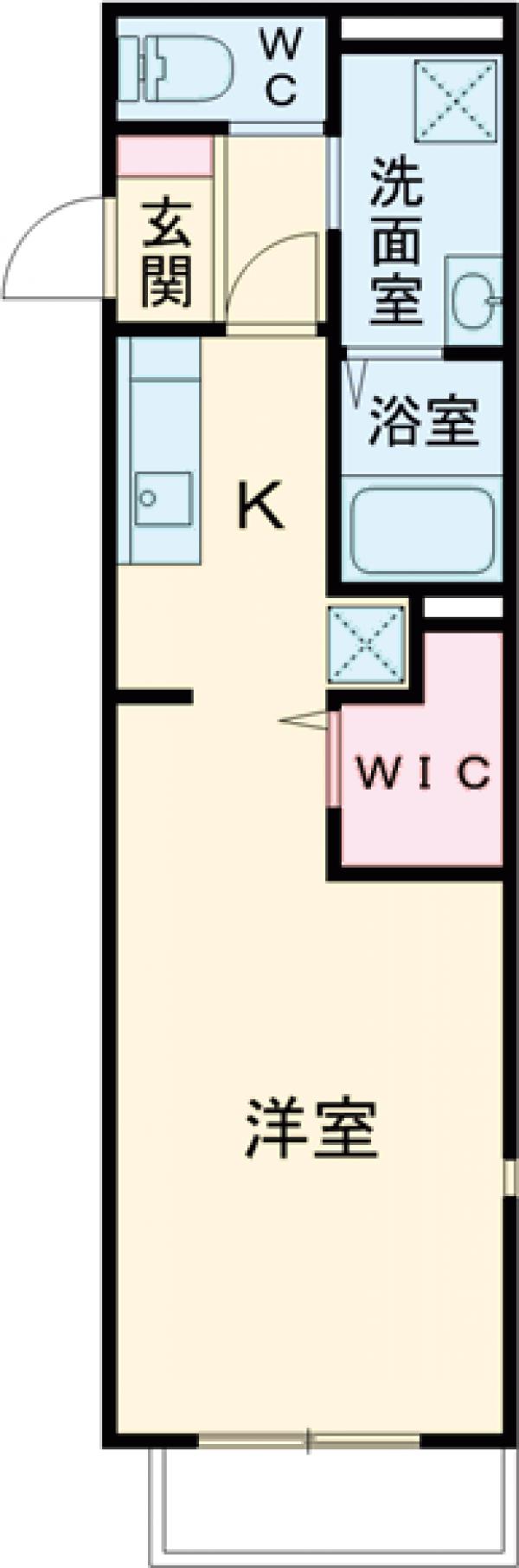 フィカーサイシイⅠの間取り