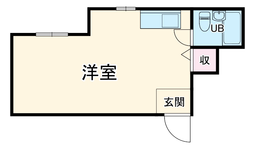 大和コーポ姫里の間取り