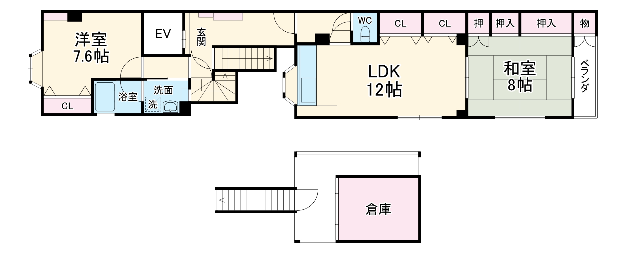 Nエステートモア三条の間取り