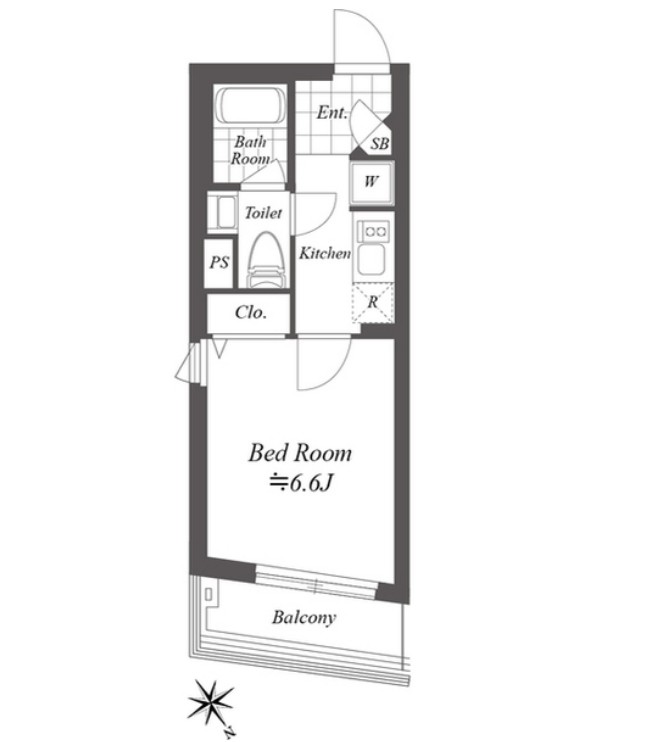 グランデュオ若林Ⅴの間取り