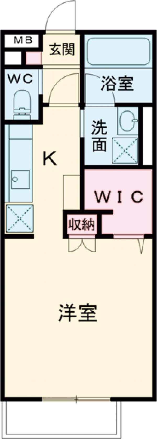 フィカーサイシイⅠの間取り