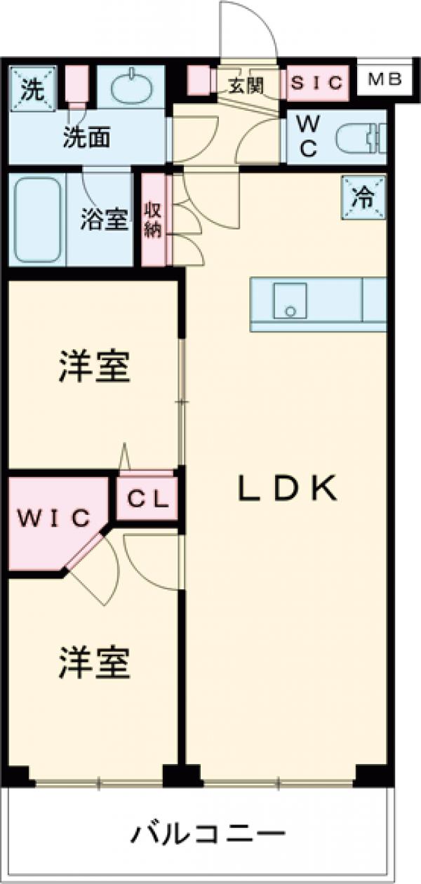ＳＰコート保塚町・314号室の間取り