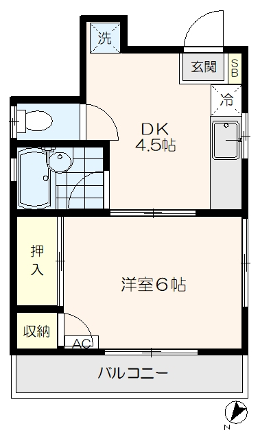 ファミールホンダの間取り