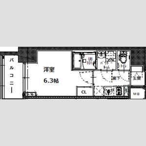 JMFレジデンス海老江の間取り