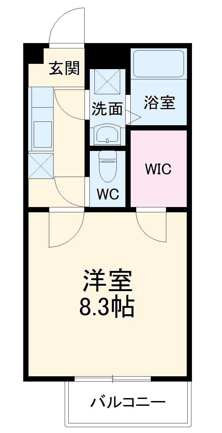 タウンコート筒井の間取り
