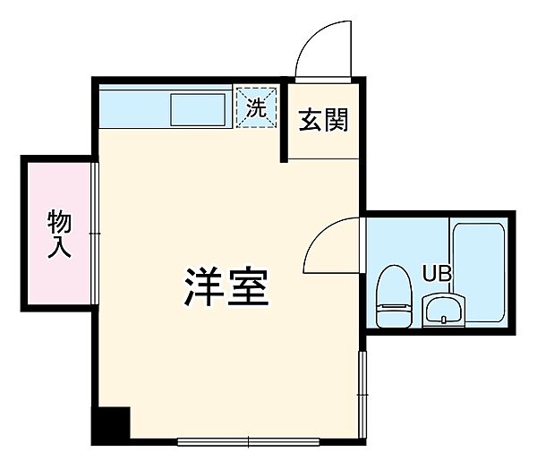 コーポサンタウンの間取り