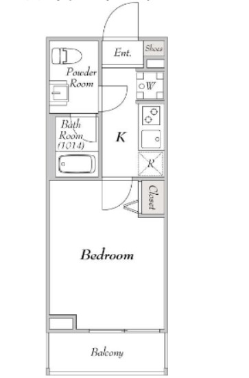 ミリアレジデンス大崎の間取り