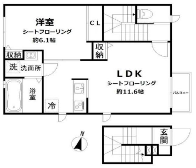アザレの間取り
