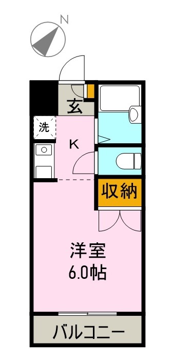 ブルーアイランドⅠの間取り