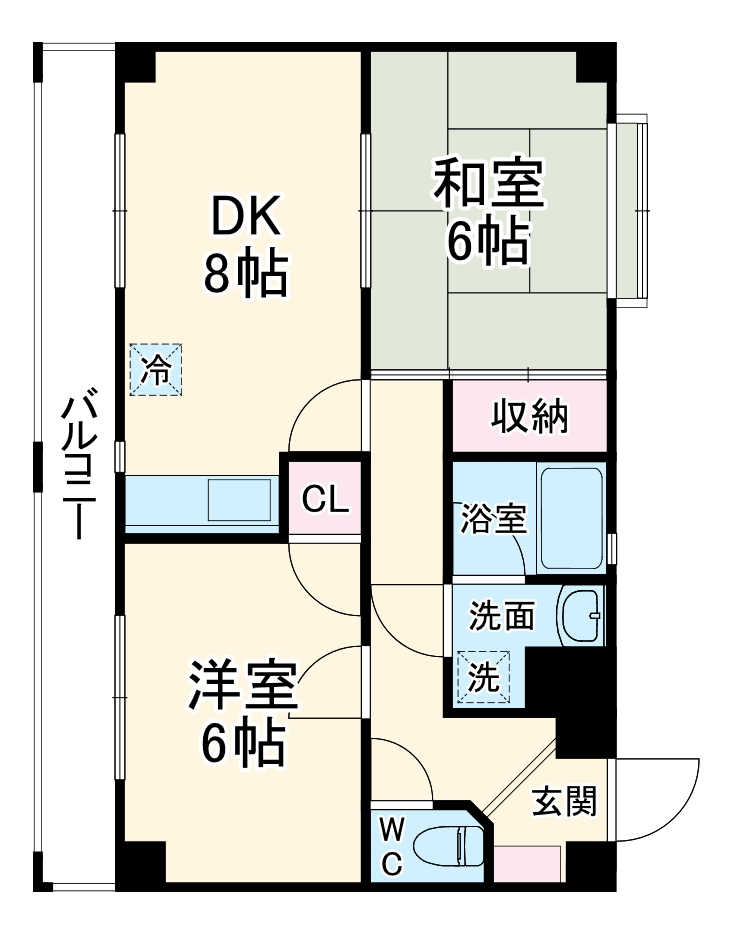 シルバーストーン荏田南の間取り
