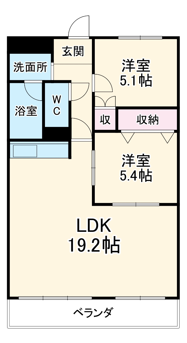 サンハイツ丹羽の間取り
