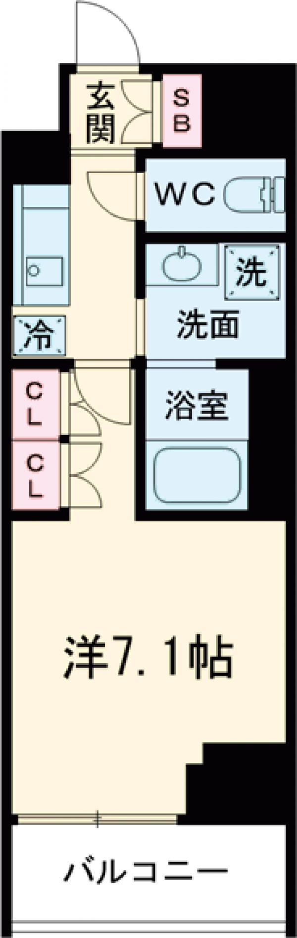 ドゥーエ三ノ輪Ⅰの間取り