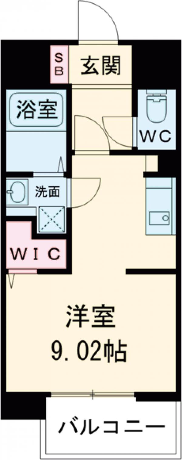 LIBTH博多駅南Ⅴの間取り
