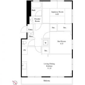 サンモール鳥居の間取り