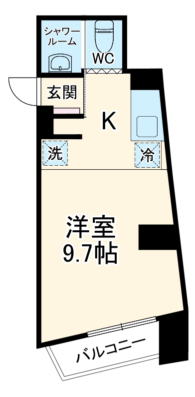 中浜町マンションの間取り