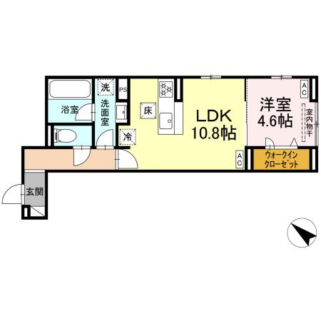(仮称)D-ROOM南篠崎町の間取り