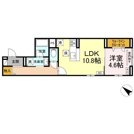 (仮称)D-ROOM南篠崎町の間取り