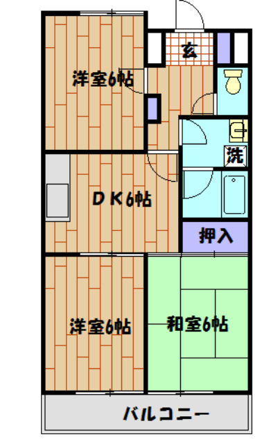 ホワイトパレットビルの間取り