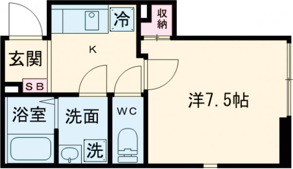 ヴィラ東高円寺の間取り