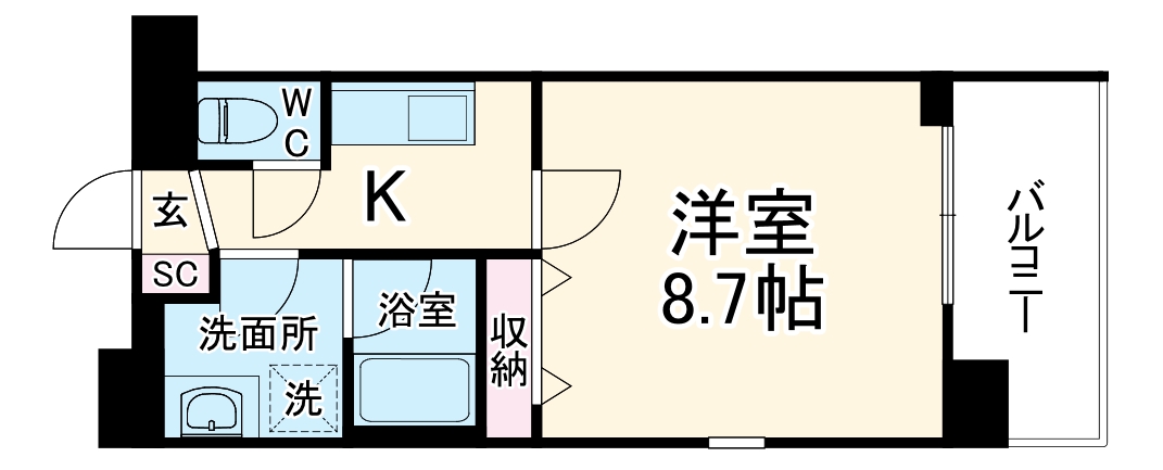 Cion Nagoya meiekiの間取り
