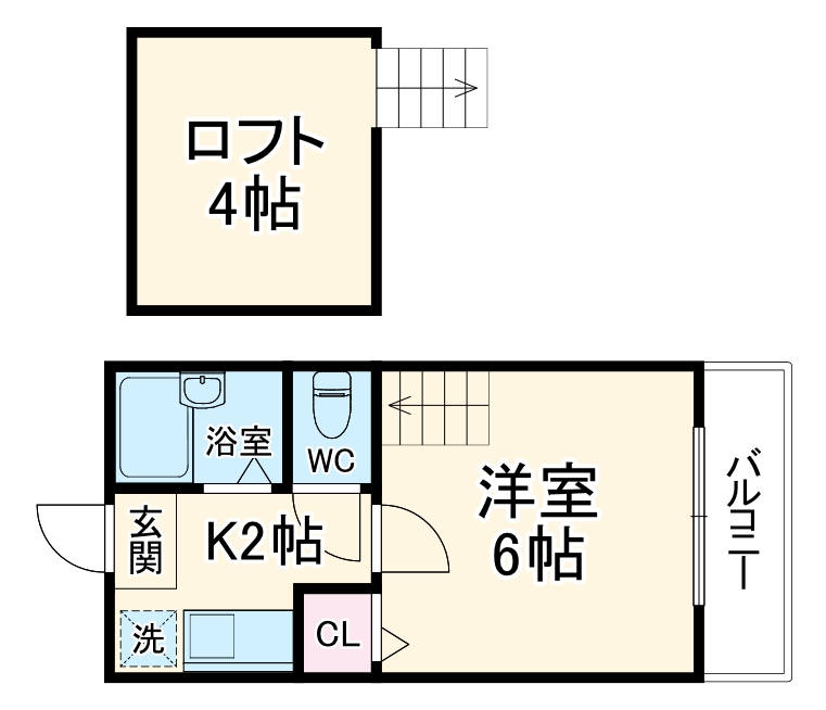 ロフティー稲田堤の間取り
