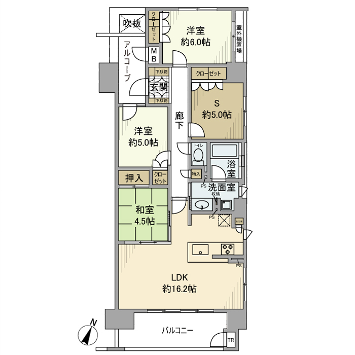 千葉中央レジデンスの間取り