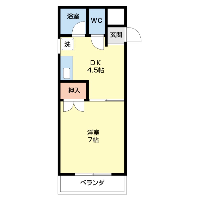 アーバンコート藤枝駅前の間取り