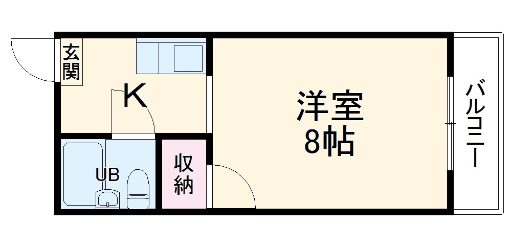 コーポポンジュールの間取り
