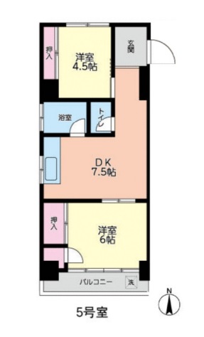 飛鳥ビルの間取り