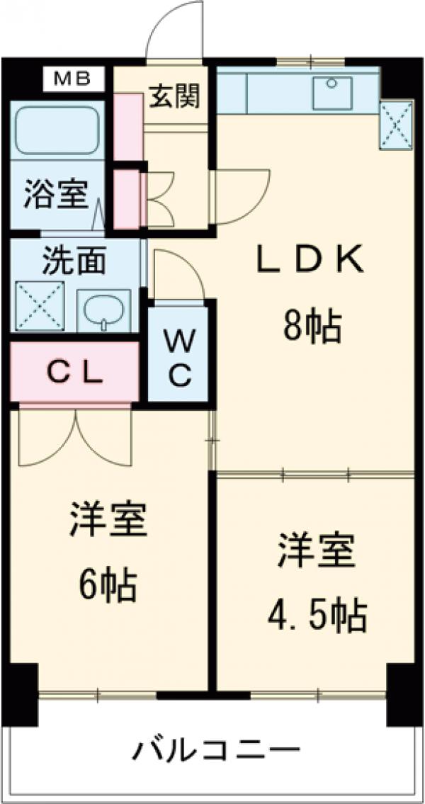 Amenity丸善の間取り