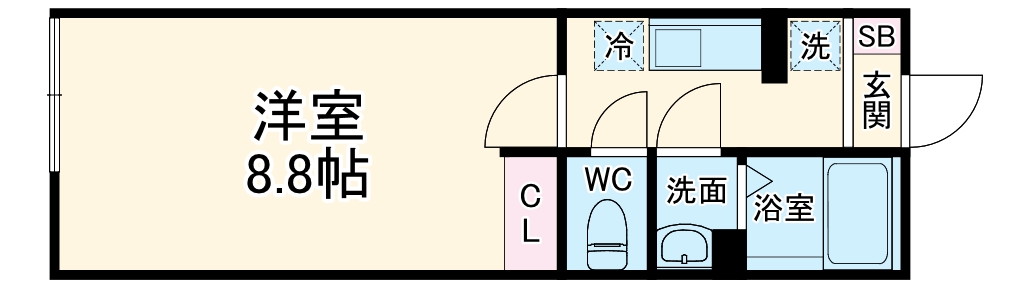 カインドネス大和桜ヶ丘Ⅱの間取り